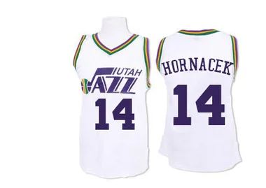 white utah jazz throwback jersey