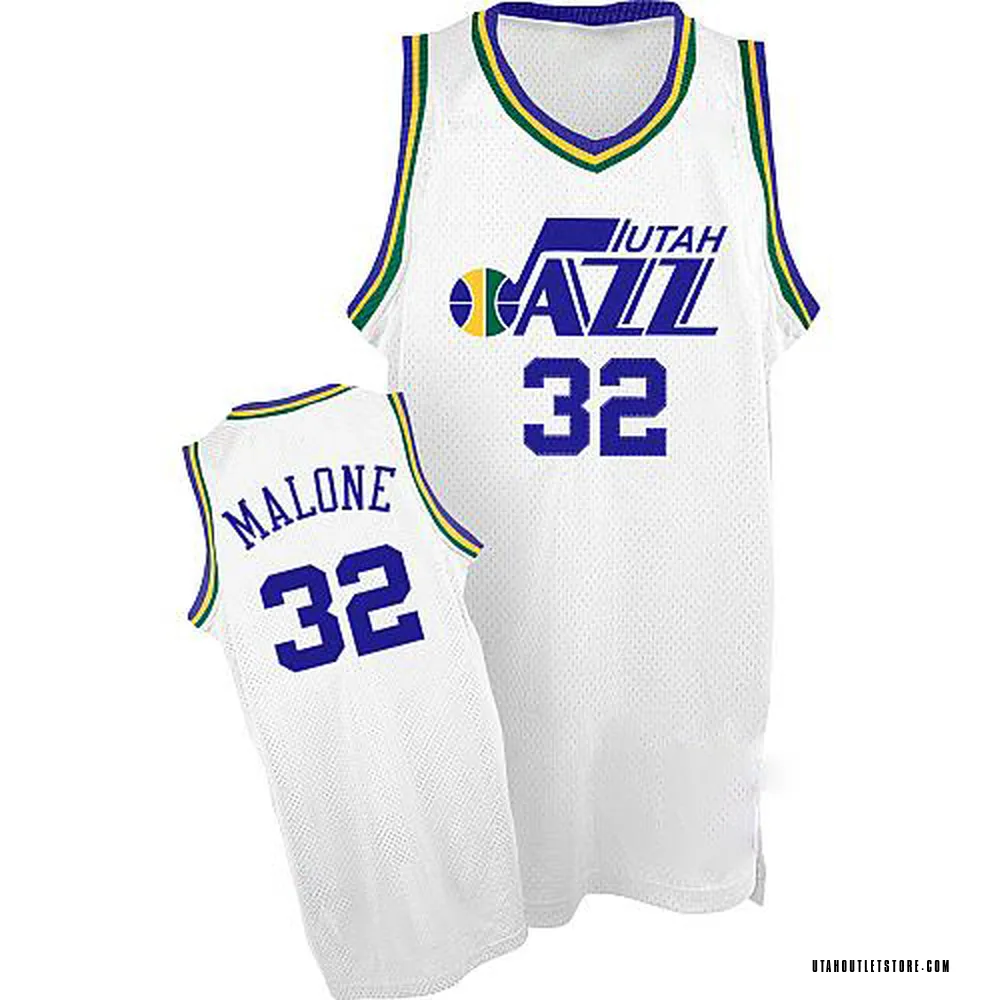 white utah jazz throwback jersey